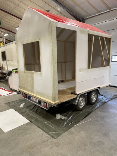 Under produktion, Kornets hus - mobilt på trailer